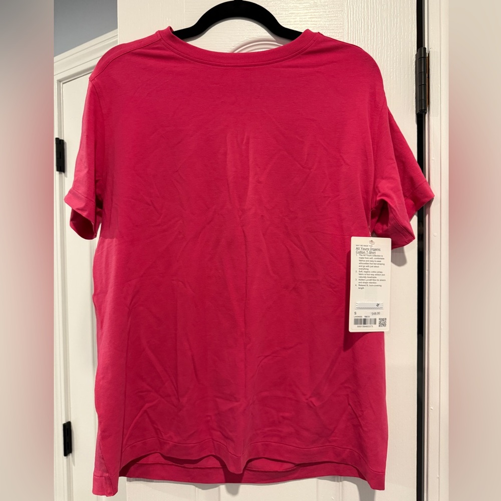 Lululemon NWT All Yours Organic Cotton T-Shirt - Size S